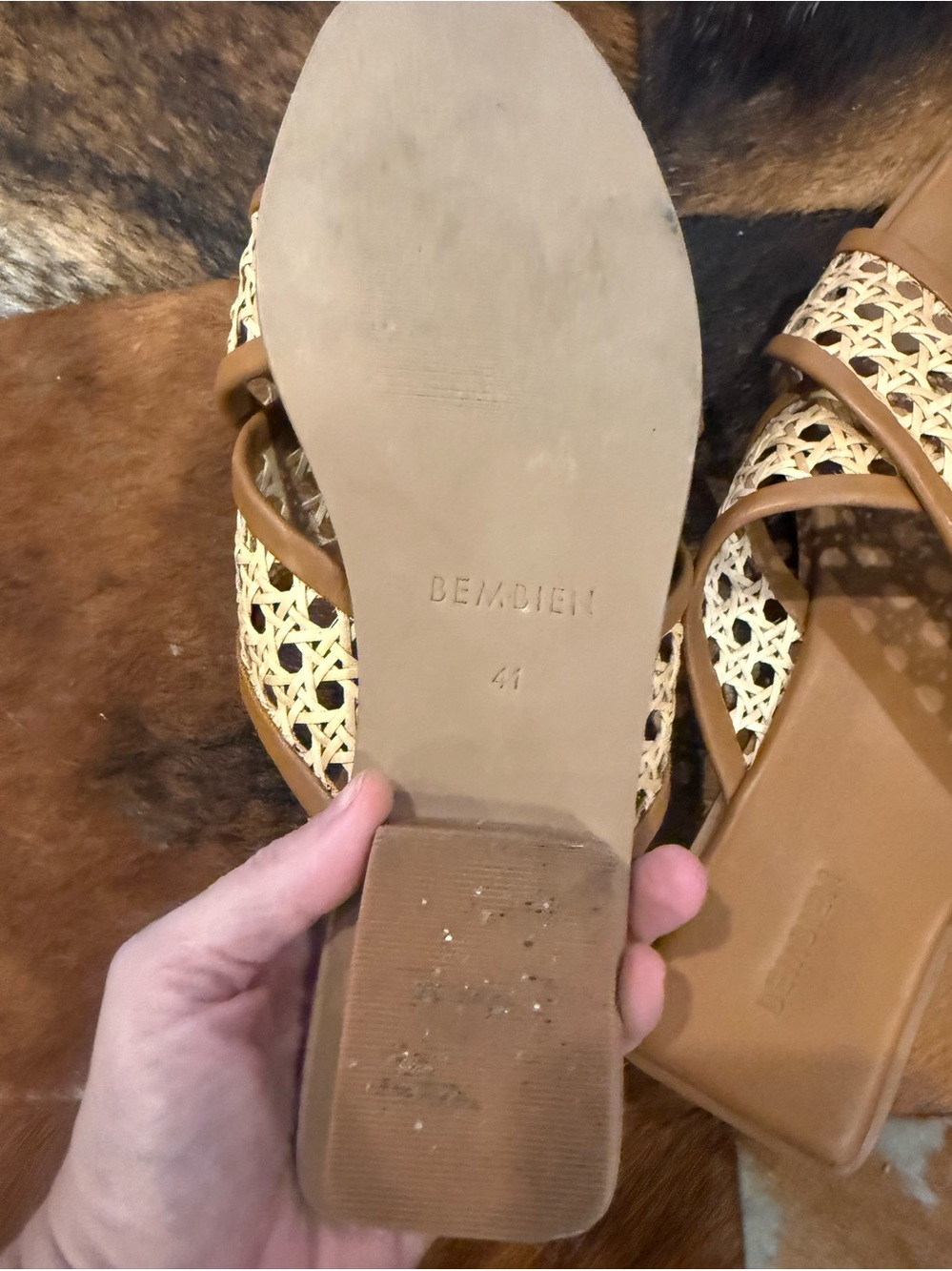 Bembien Roma Wicker Sandals - Picture 6 of 7